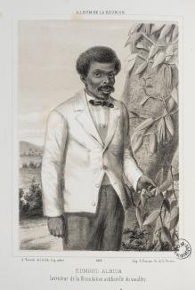 Edmond Albius dans l'Album de l'Ile de la Réunion - A. Roussin